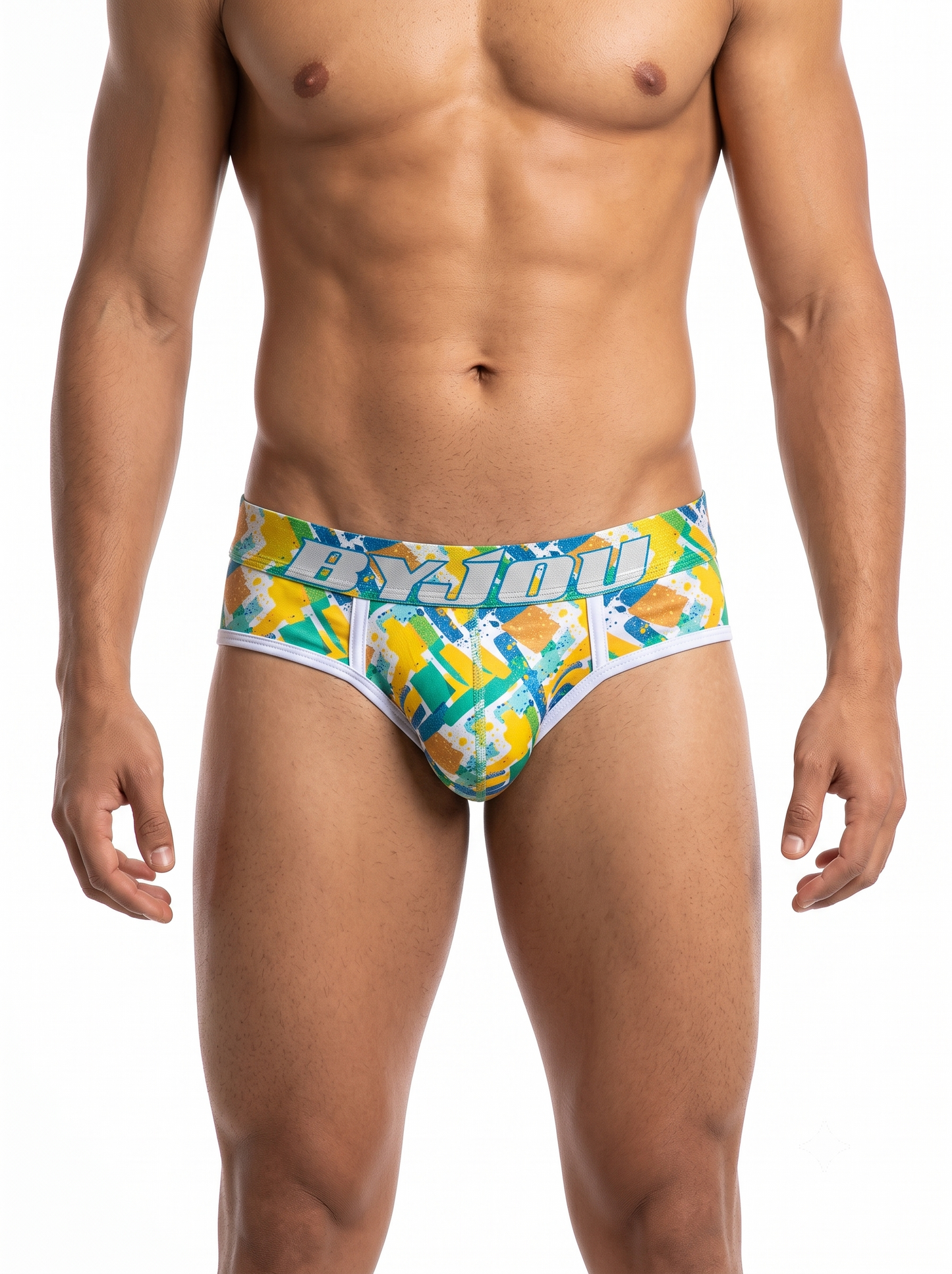 BOXER NAUTICO SUBLIMADO RECTANGULOS PINTADOS BYJOU BNASMXRPI