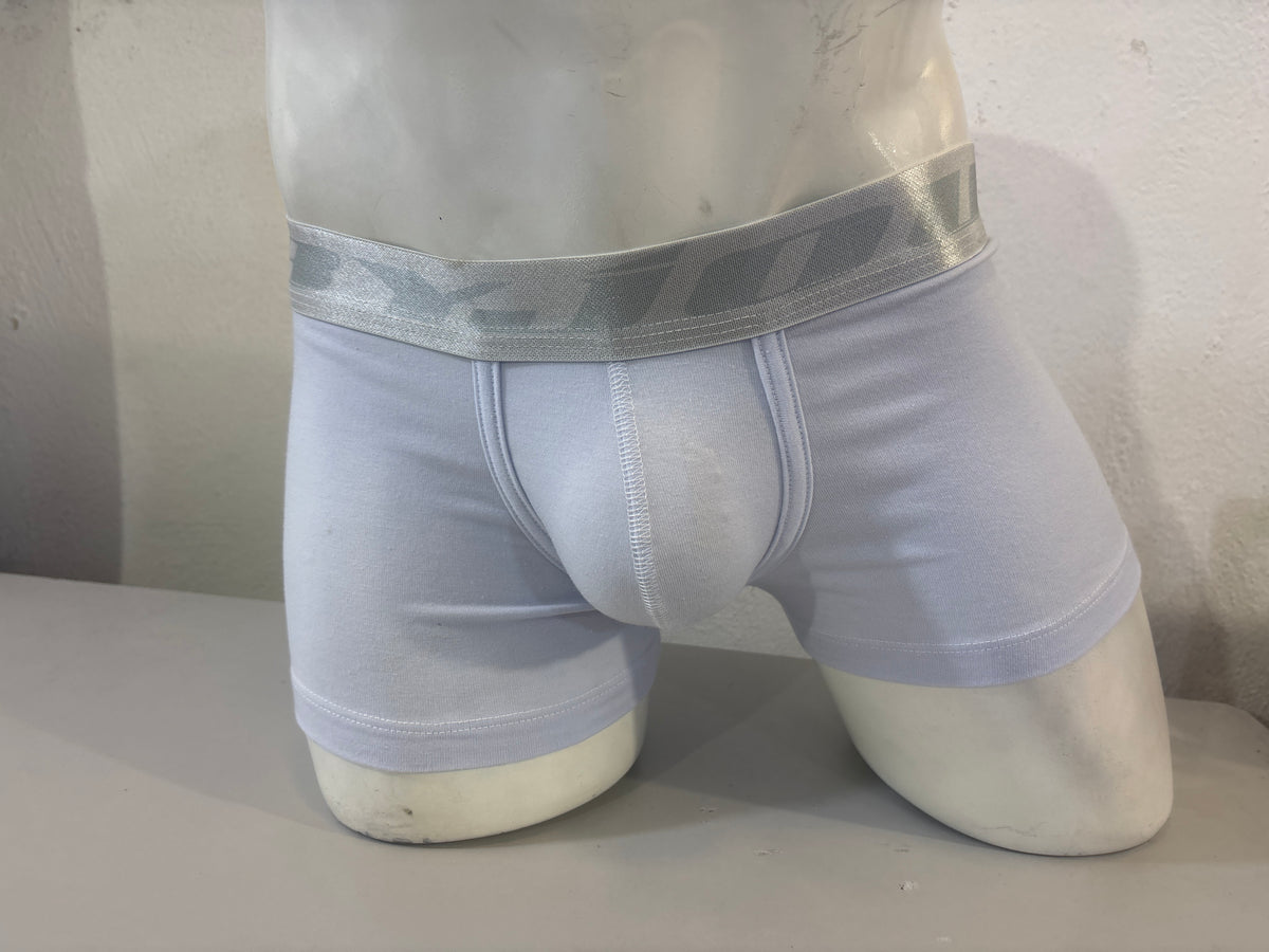Bóxer para Hombre Byjou Victor Blanco con Elástico Plata