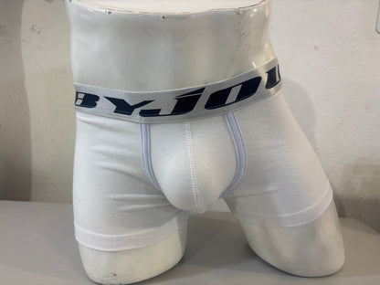 Bóxer para Hombre Byjou Víctor Blanco con letras negras
