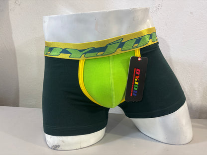 Bóxer para Hombre Byjou Underwear Victor Verde Oscuro con Verde Lima