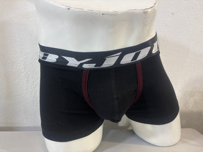 Bóxer para Hombre Byjou Underwear Victor Negro con Detalles Vino