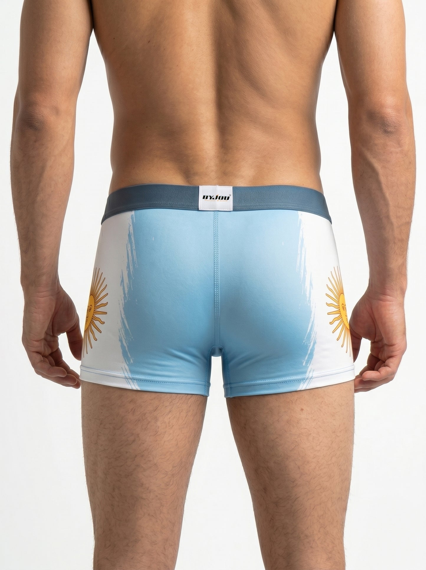 Bóxer para Hombre ARGENTINA — Edición La Albiceleste | Estampado Bandera Fútbol 2026 | Byjouduha BNAUMX191