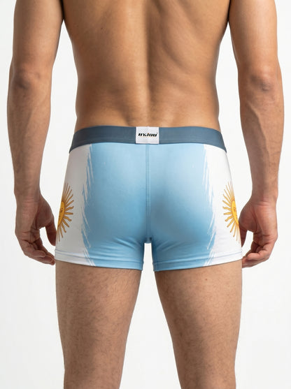 Bóxer para Hombre ARGENTINA — Edición La Albiceleste | Estampado Bandera Fútbol 2026 | Byjouduha BNAUMX191
