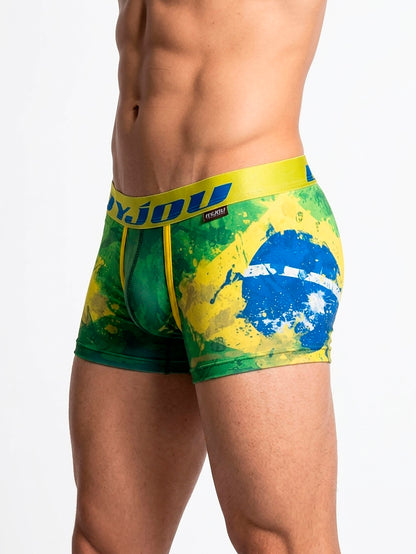 Bóxer para Hombre BRASIL — Edición La Nación Samba | Estampado Bandera Fútbol 2026 | Byjouduha BNAUMX188