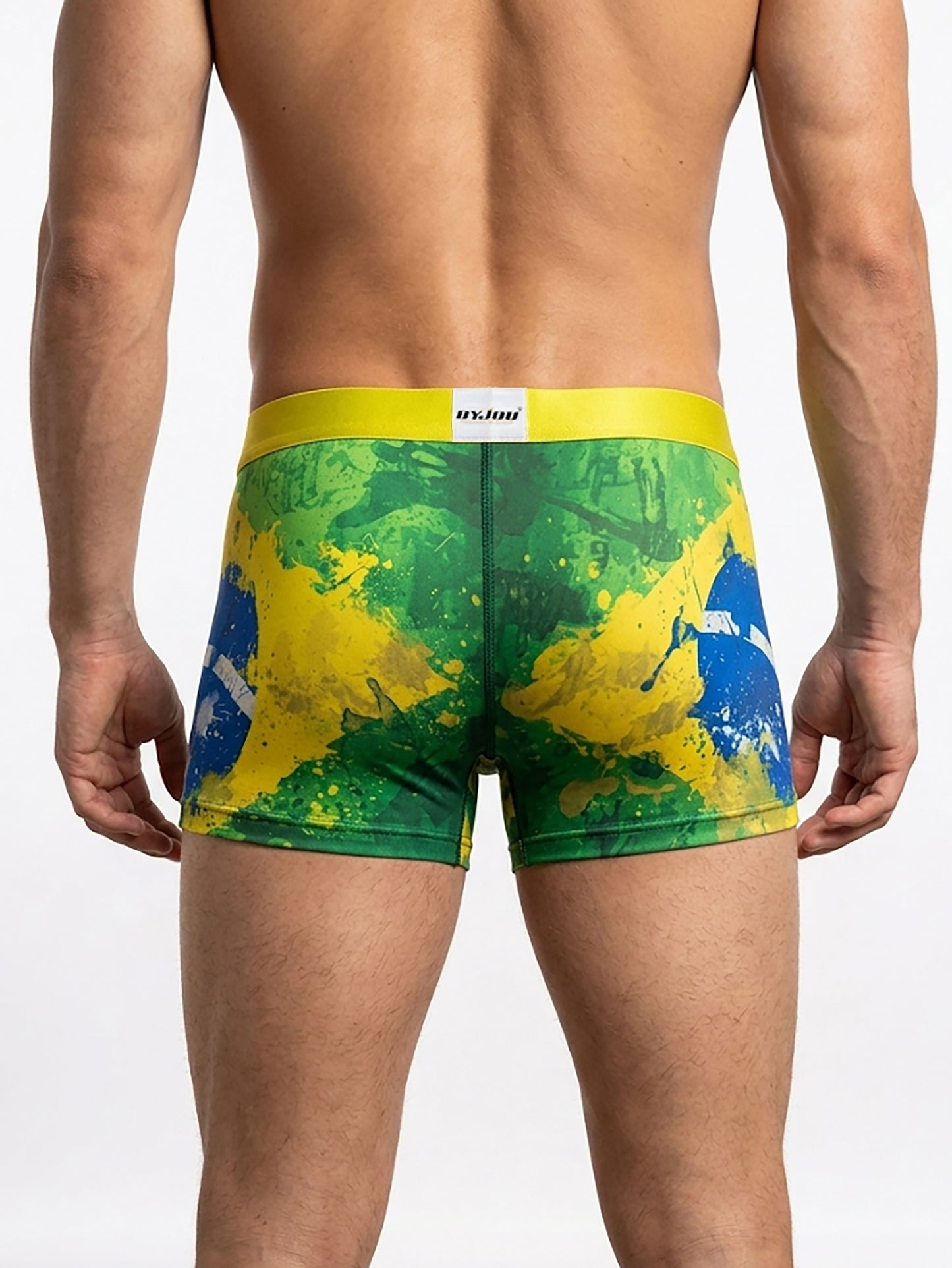 Bóxer para Hombre BRASIL — Edición La Nación Samba | Estampado Bandera Fútbol 2026 | Byjouduha BNAUMX188