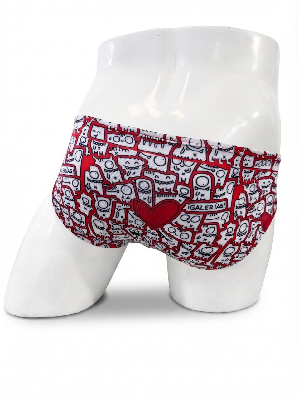 Traje de Baño Corto Hombre Galerías Rojo | DUHA