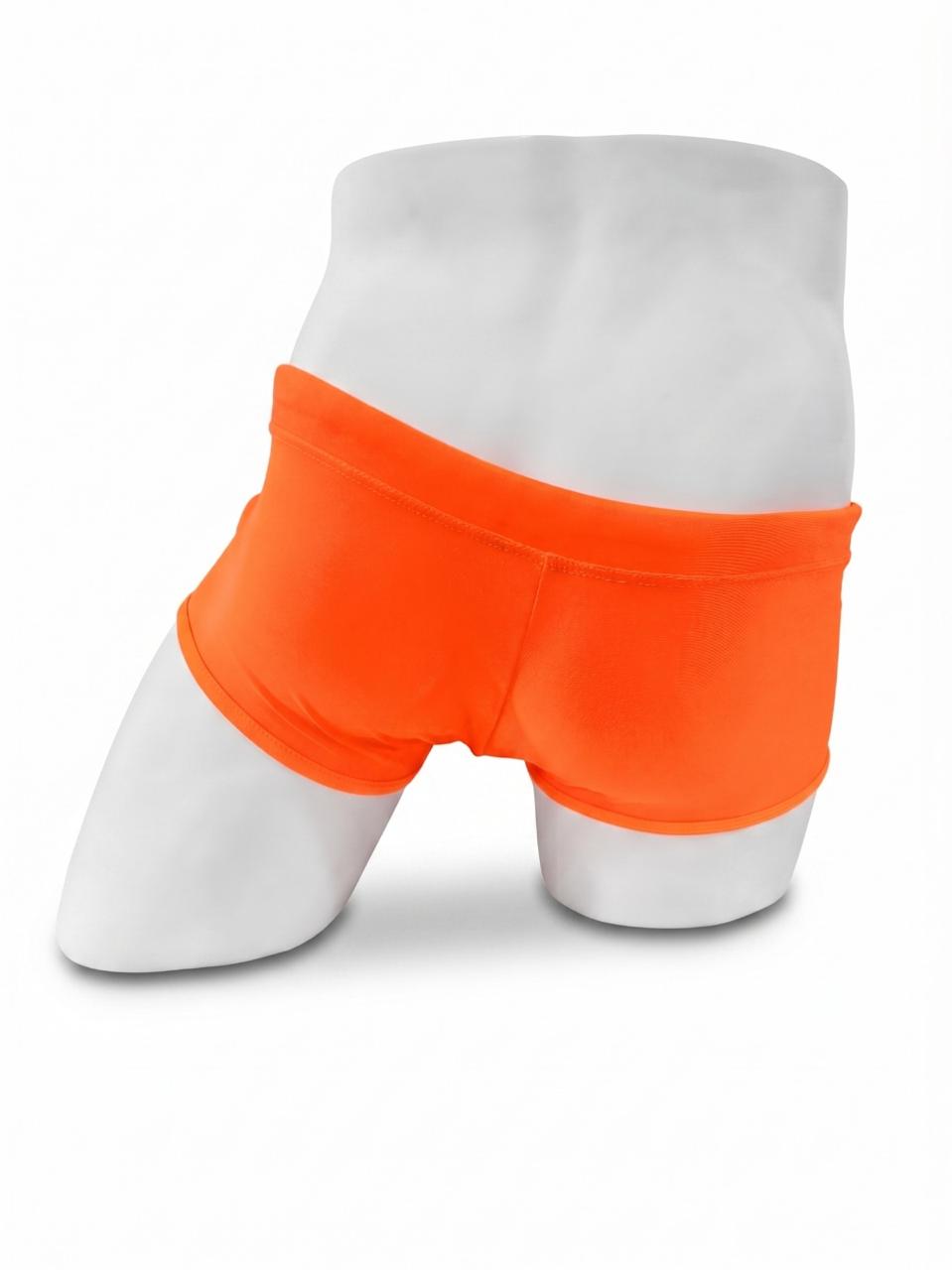Traje de Baño Corto Hombre Naranja y Azul Marino | DUHA
