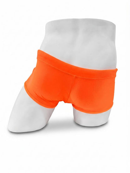 Traje de Baño Corto Hombre Naranja y Azul Marino | DUHA