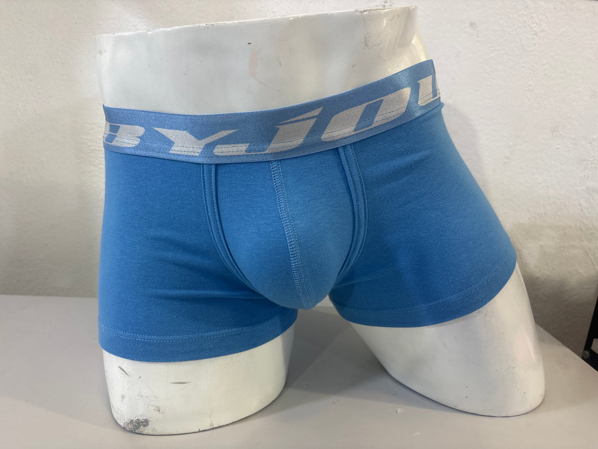 Bóxer para Hombre Byjou Underwear Víctor Azul con Logo Blanco