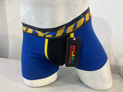 Bóxer para Hombre Byjou Underwear Victor Azul con Negro y Amarillo