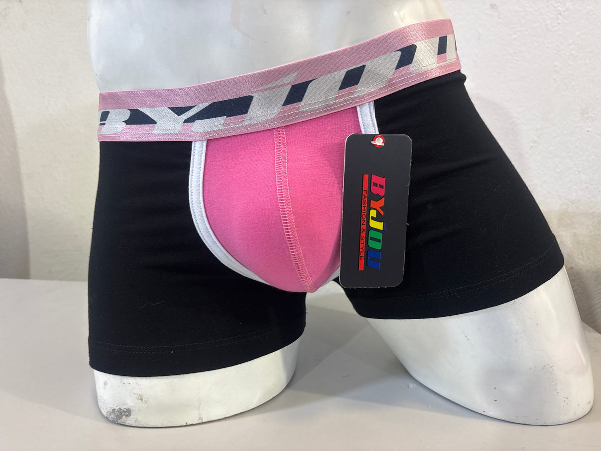 Bóxer para Hombre Byjou Underwear Victor Negro con Rosa