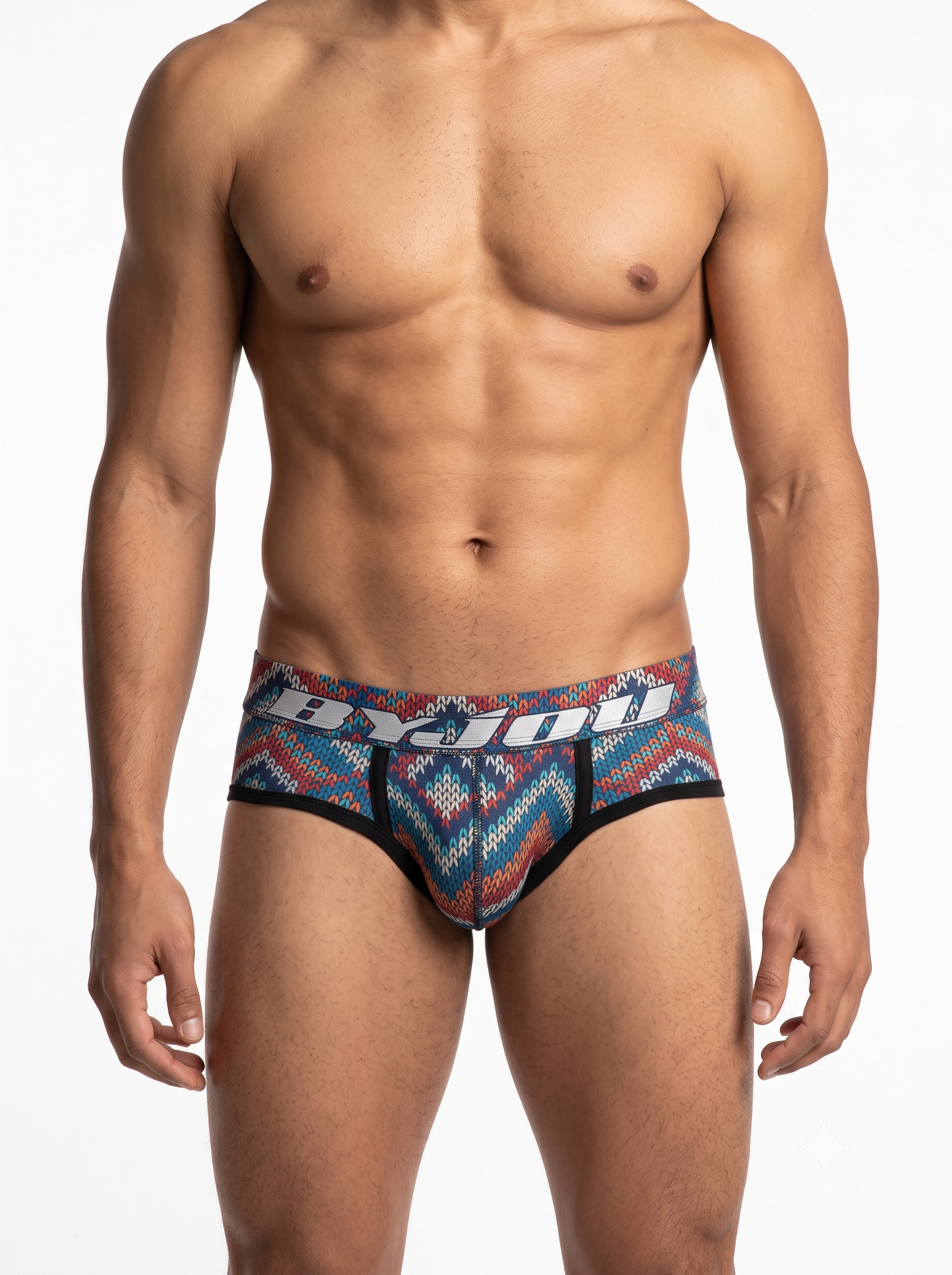BOXER NAUTICO SUBLIMADO TEJIDO OCRE BYJOU BNASMXTOC
