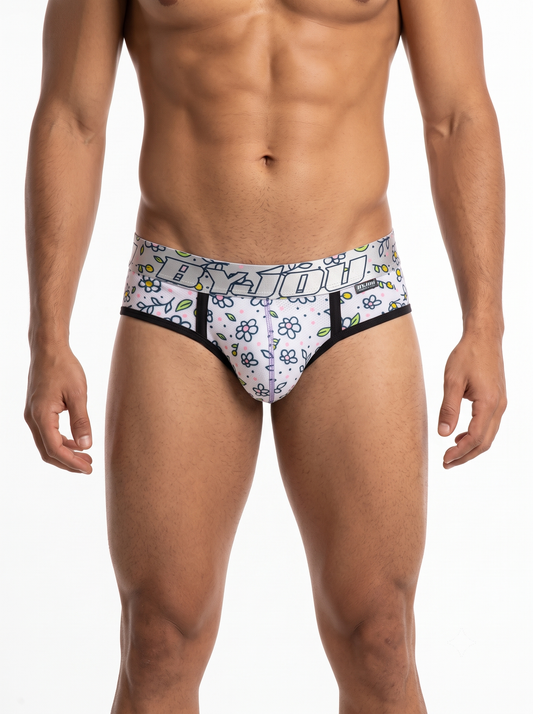 BOXER NAUTICO SUBLIMADO MARGARITAS LILAS BYJOU BNASMXMLI