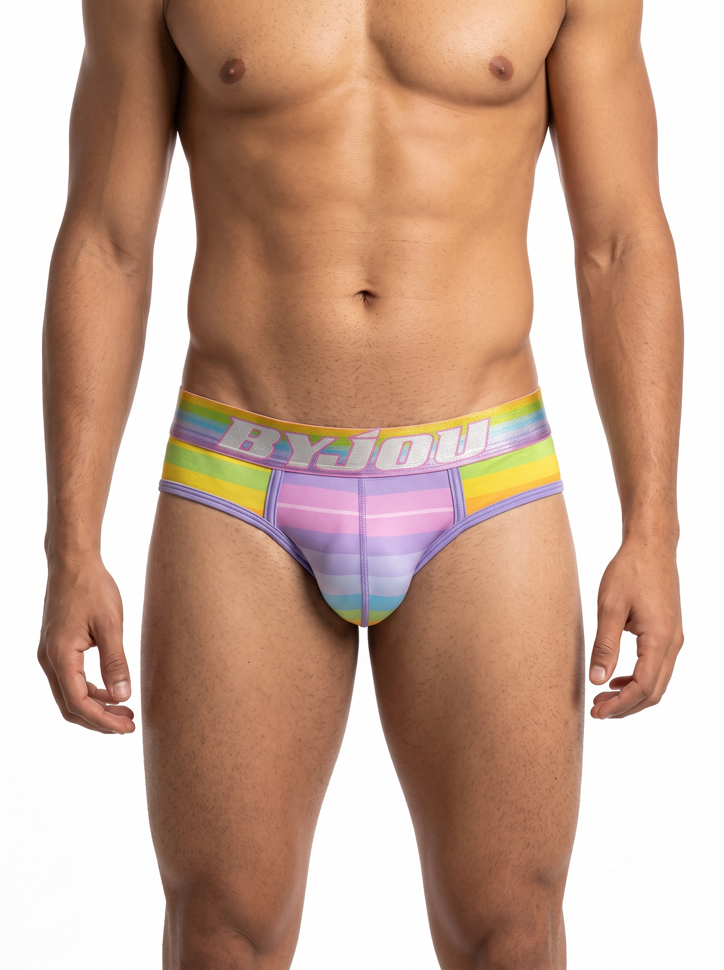 BOXER NAUTICO SUBLIMADO LINEAS COLORES BYJOU BNASMXLCO