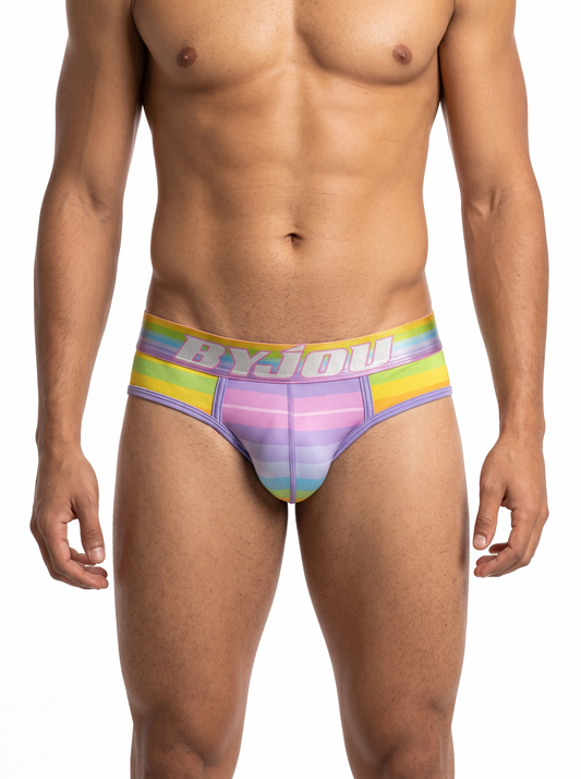 BOXER NAUTICO SUBLIMADO LINEAS COLORES BYJOU BNASMXLCO