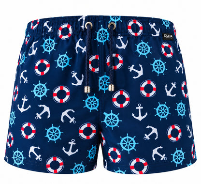 Traje de Baño Hombre Malibu Estampado Marinero | DUHA