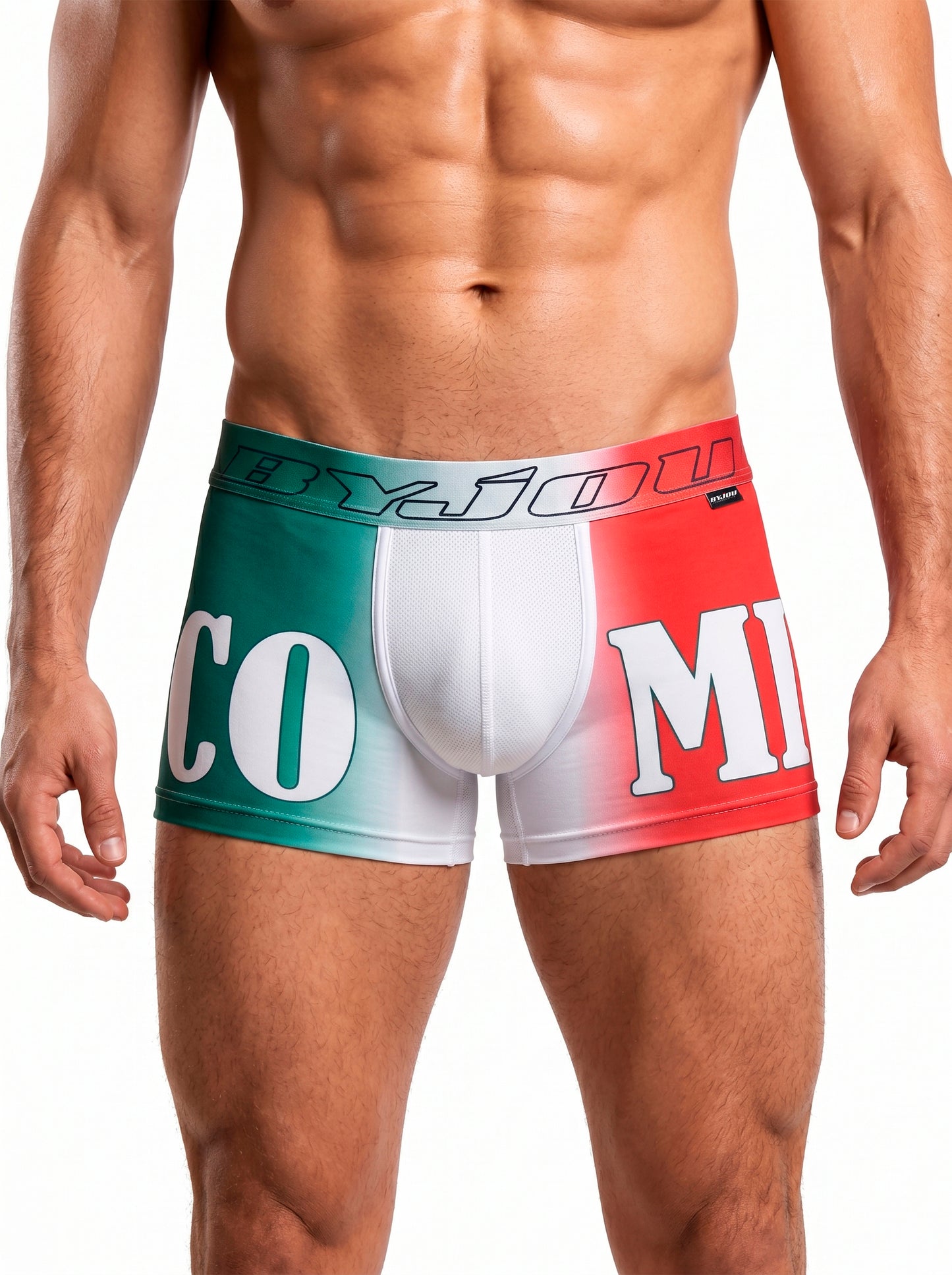 Bóxer para Hombre MEXICO — Edición El Tri | Estampado Bandera Fútbol 2026 | Byjouduha BNAUMX189
