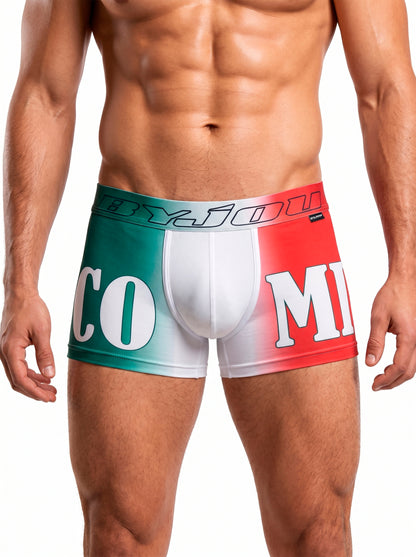 Bóxer para Hombre MEXICO — Edición El Tri | Estampado Bandera Fútbol 2026 | Byjouduha BNAUMX189