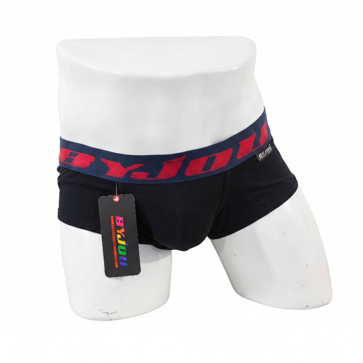 Cachetero para hombre Byjou Noé Negro con Letras Rojo