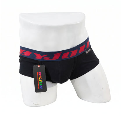Cachetero para hombre Byjou Noé Negro con Letras Rojo