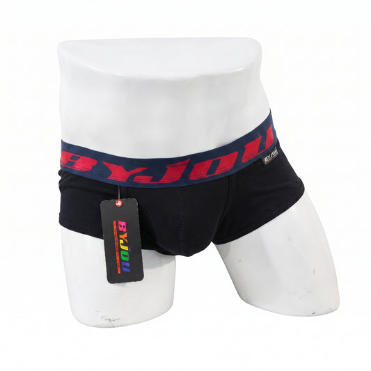 Cachetero para hombre Byjou Noé Negro con Letras Rojo