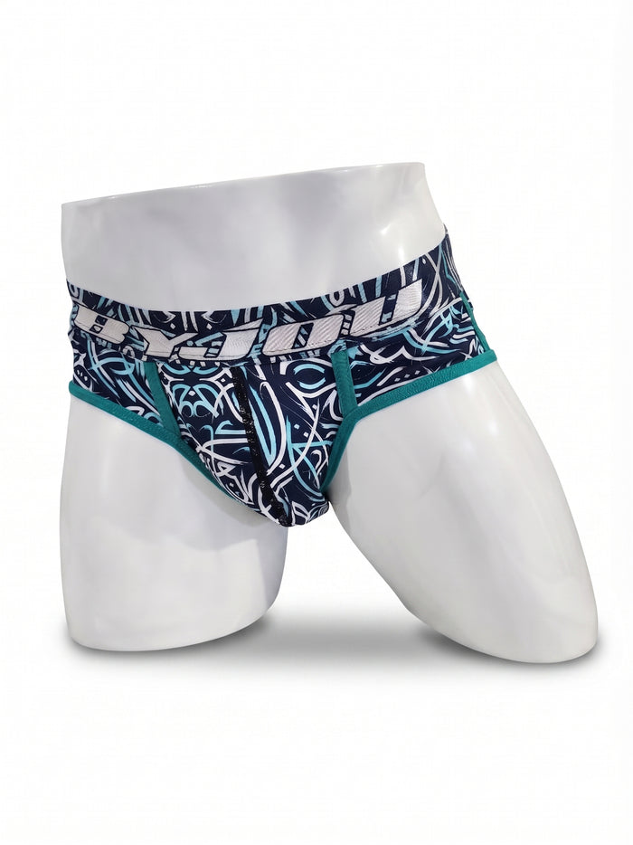 Bóxer para hombre Byjou Náutico Spaghetti Jade